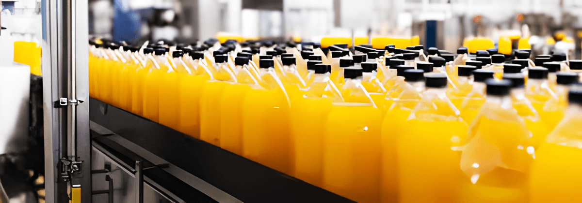 Ligne de production de boissons aux jus de fruits